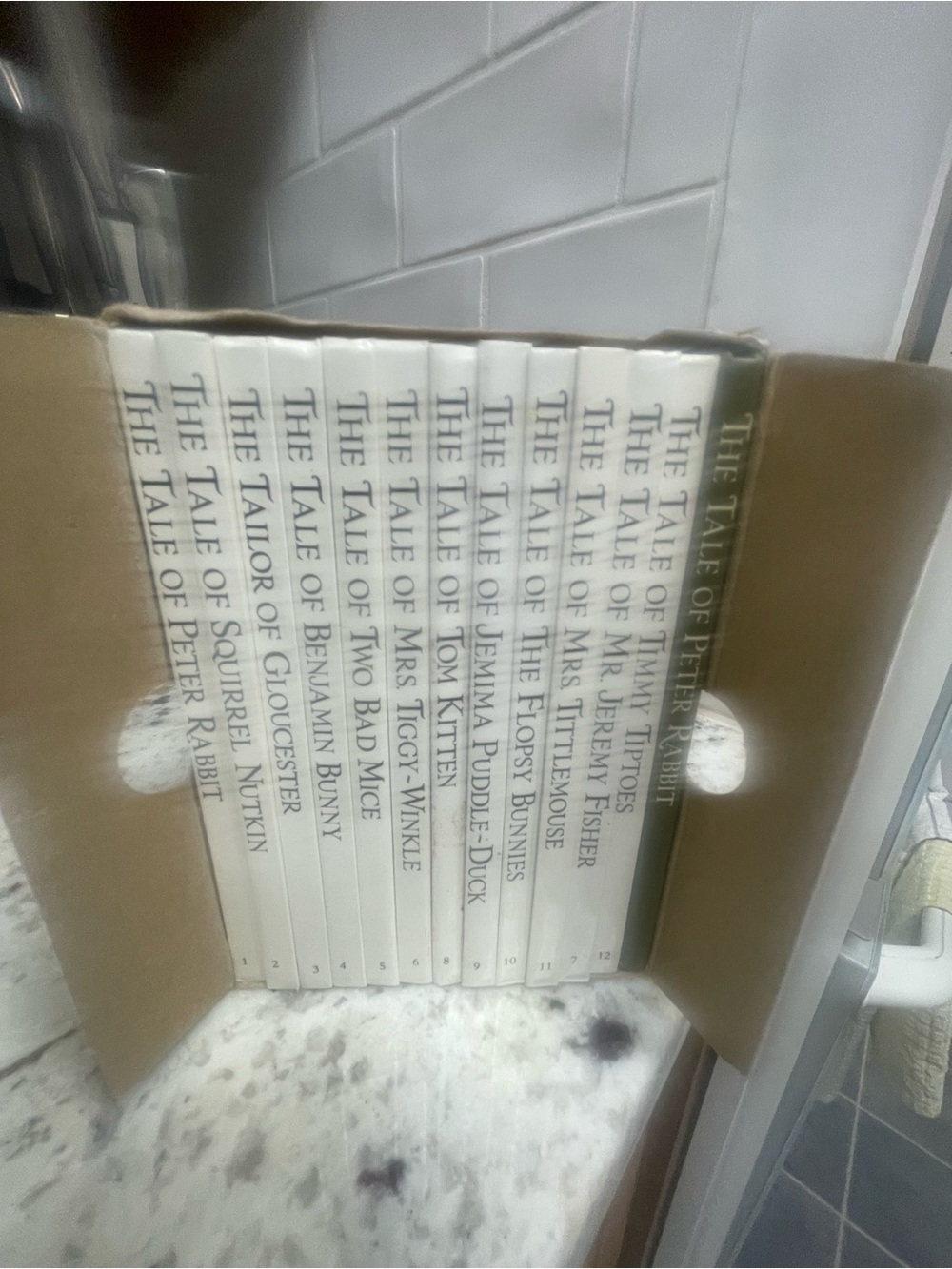 Beatrix Potter Hardcover Book Set - White Spine Collection
